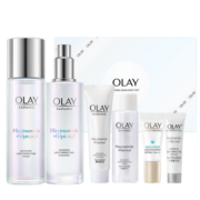 玉兰油（OLAY）水感小白瓶美白水乳护肤品礼盒套装烟酰胺精华淡斑亮肤女友中秋礼 【现货礼盒】美白水+美白乳