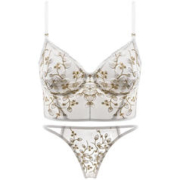 Glambody MAGIC NATURAL LINE 女生刺绣文胸套装 682258