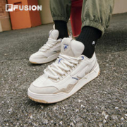 FILA 斐乐 FUSION斐乐潮牌豚跃鞋男鞋板鞋2023秋新款休闲鞋街头滑板鞋