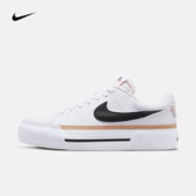 再降价、京东百亿补贴：耐克（NIKE）女子厚底增高运动鞋 COURT LEGACY LIFT DM7590-100