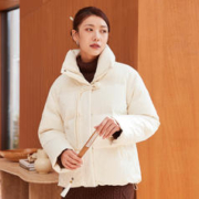 BOSIDENG 波司登 立领短款潮流羽绒女士外套冬季款保暖御寒时尚羽绒服