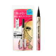 奇士美（kiss me）花盈美蔻闪耀持妆细滑眼线液笔0.4ml 01深邃黑（日本进口）