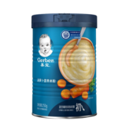 嘉宝（Gerber）米粉/麦粉/ 婴儿辅食 含益生菌含铁 250g/225g/198g 宝宝营养米糊 南瓜小米