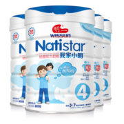 明一（wissun）奶粉我家小明幼童儿童配方奶粉4段（3-7岁儿童适用）*4罐