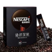 88VIP会员：Nestlé 雀巢 咖啡绝对深黑速溶咖啡高温烘焙无酸30条拿铁黑咖啡无糖健身