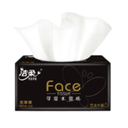 京东百亿补贴： 洁柔 纸巾抽纸黑Face古龙水香150抽