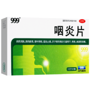 京东百亿补贴:999 咽炎片 非含片 三九咽炎片九九九