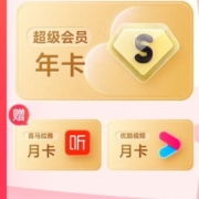 Baidu 百度 网盘超级SVIP会员年卡 + 优酷季卡