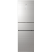 Haier/海尔冰箱三门255升变频风冷无霜家用电冰箱 干湿分储一级能效BCD-255WDCI玻璃 三门干湿分储母婴冰箱 匠心工艺