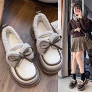 Tony Jeans 百搭加绒玛丽珍小皮鞋女