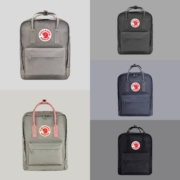 FJALLRAVEN北极狐双肩包Kanken背包超轻大容量露营双肩包23510 021雾灰色 16L
