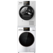 双11预售、PLUS会员：Panasonic 松下 白月光Pro系列 XQG100-3E1AK+EH900W 热泵式洗烘套装 云暮白