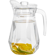 乐唯诗（NERVISHI） 水壶玻璃 凉水壶玻璃家用大容量水瓶凉白开水杯茶壶套装冷水壶 透明色【水壶1200ml】