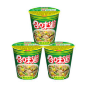 CUP NOODLES 合味道 日清方便面 合味道 猪骨浓汤风味77g*3杯装