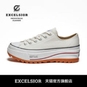 EXCELSIOR 饼干鞋官方 厚底休闲鞋男女低帮加绒帆布鞋 BOLT HYBRID