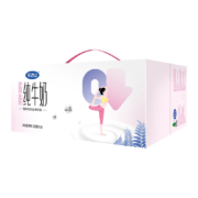 完达山脱脂型纯牛奶 200ml×24盒＊2件（含赠）