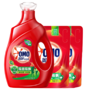 奥妙 除菌除螨洗衣液 家庭组合装 3kg+1kg*2+400g*2*3件 赠金纺100g*6
