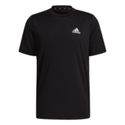 adidas阿迪达斯官方轻运动男速干舒适休闲上衣圆领短袖T恤GM2090 黑色/白色 A/L