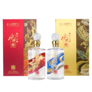 水井坊 珍藏系列 浓香型白酒 53度 井台（龙凤）500ML*2瓶 双支组套