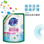 超能 植翠低泡洗衣液 自然清香整箱装 1kg*8袋共16斤