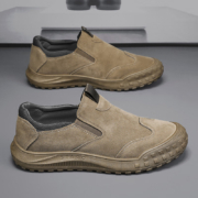 再降价：VANCAMEL 西域骆驼 透气懒人一脚蹬