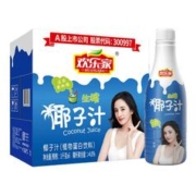 欢乐家 生榨椰子汁植物蛋白1kg*6瓶椰汁