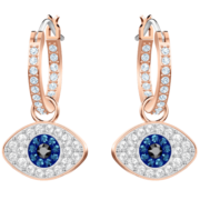 施华洛世奇（SWAROVSKI）【品牌官方直售】施华洛世奇恶魔之眼 SWAROVSKI SYMBOL  耳环 镀玫瑰金色 5425857