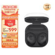 三星（SAMSUNG）Galaxy Buds FE 智能主动降噪真无线蓝牙耳机/出众音质/持久续航/舒适佩戴 山岩灰