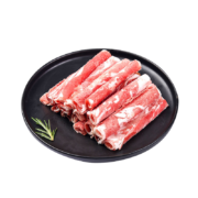 西鲜记 宁夏盐池滩羊 原切羔羊肉卷300g 180羔羊*3件