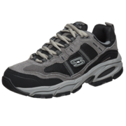 斯凯奇（Skechers）休闲鞋男复古老爹鞋冬季男士运动鞋厚底增高51241 51241-炭灰色/黑色/CCBK 41.5