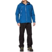 2XL码，Mammut 猛犸象 Climate 男士GTX防水硬壳连帽夹克+硬壳裤套装
