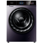 海信（Hisense）滚筒洗衣机全自动 10kg公斤洗烘一体机 大屏智能直驱变频 蒸汽除菌除螨 快速熨烫洗以旧换新 HD100DFC14DYT