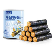 可签到【拍三件】双蛋白海苔肉松卷3罐