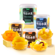 三只松鼠什锦水果罐头 方便食品新鲜糖水黄桃椰果菠萝200g/罐