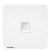 西门子（SIEMENS） 开关插座面板 致典系列雅白色 六类电脑插座