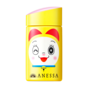 安热沙（Anessa）倍护防晒乳亲肤型哆啦美60ml（粉金瓶同款）