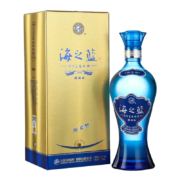 再补券：洋河 海之蓝 蓝色经典 旗舰版 52%vol 浓香型白酒 520ml 单瓶装