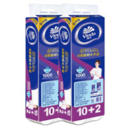 Vinda 维达 卷纸手纸卫生纸家用150g纸巾卷纸实惠装4层无香无芯厕纸擦手纸 1提12卷