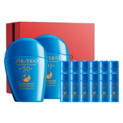 资生堂（SHISEIDO）新艳阳夏蓝胖子防晒乳霜50ml双支装 防水防汗 水润养肤 生日礼物