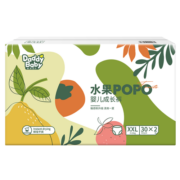 爹地宝贝 水果POPO拉拉裤 弱酸呵护超薄透气 XXL60片