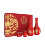 郎酒 红花郎十(10) 酱香型白酒 53度500ml*2瓶 礼盒装 婚宴用酒