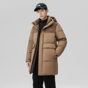 雪中飞 男式中长款加厚羽绒服2023冬季户外保暖御寒出行旅游羽绒服男