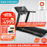 SHUA 舒华 e9跑步机家庭用折叠爬坡走步机减震健身房器材 T5100素墨黑