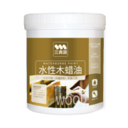 三青 水性木蜡油户外耐候防腐木油木器实木翻新改色油漆 透明清漆1kg