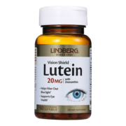 【明星同款】LINDBERG 叶黄素软胶囊30mg60粒护眼片 高含量成人缓解视疲劳保护眼睛美国进口 【一个周期】蓝莓叶黄素3瓶装