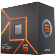 AMD 锐龙7000系列 锐龙5 7500F处理器(r5)5nm 6核12线程 加速频率至高5GHz 65W AM5接口 盒装CPU