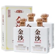 JINSHA 金沙 贵州回沙酒 金沙酱酒 酒库版 53度酱香型白酒 大曲坤沙 礼盒送礼 450ml*2瓶带手提袋