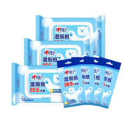 限移动端、京东百亿补贴：心相印 小刘鸭 湿厕纸 40片*3包+10片*4包