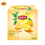 Lipton 立顿 阳光意大利风情柠檬红茶 水果茶礼盒 独立三角包袋泡茶包10包18g