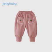 JELLYBABY 宝宝加绒款束脚休闲裤